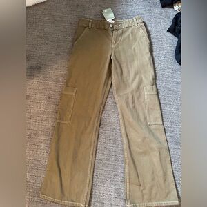 New With Tags Colorblock Baggy Cargo Jeans